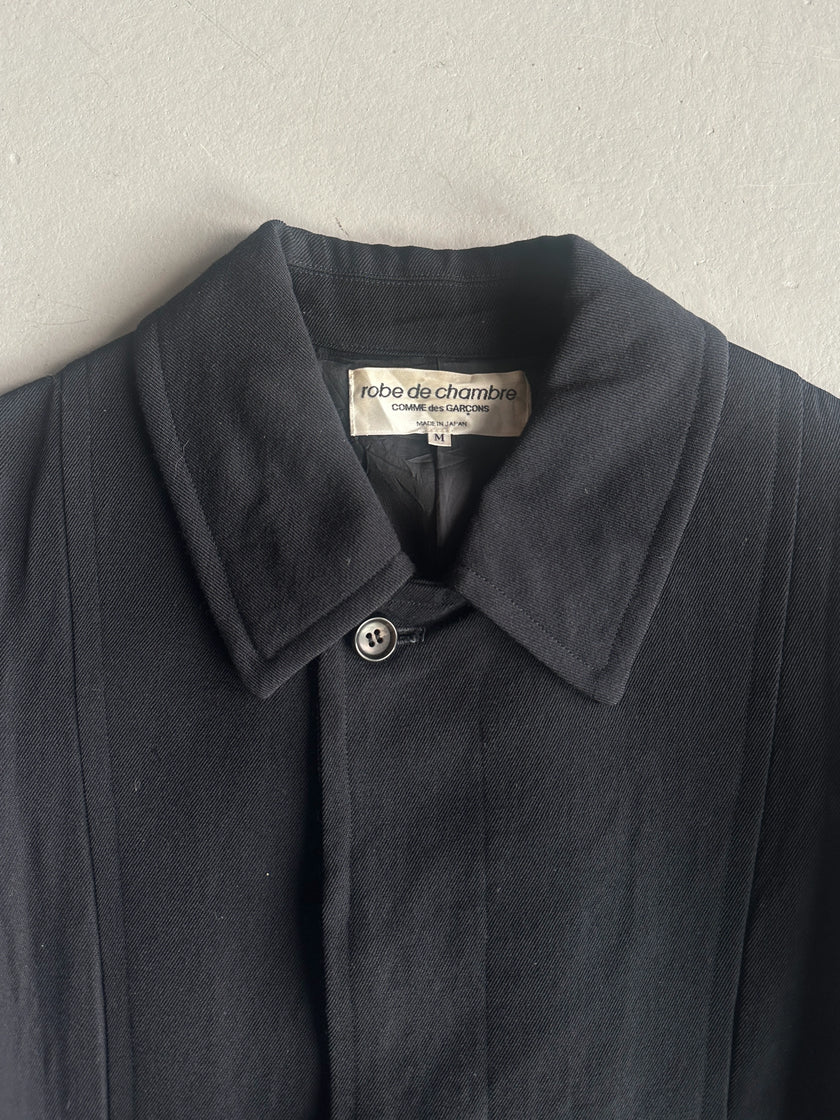 COMME DES GARÇONS - F/W 2003 MID LENGTH COAT WITH BOW DETAILS AT HEM