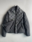 ANTONIO MARRAS - early 2000s PADDED JACKET WITH FLOCKED DOT DETAILING