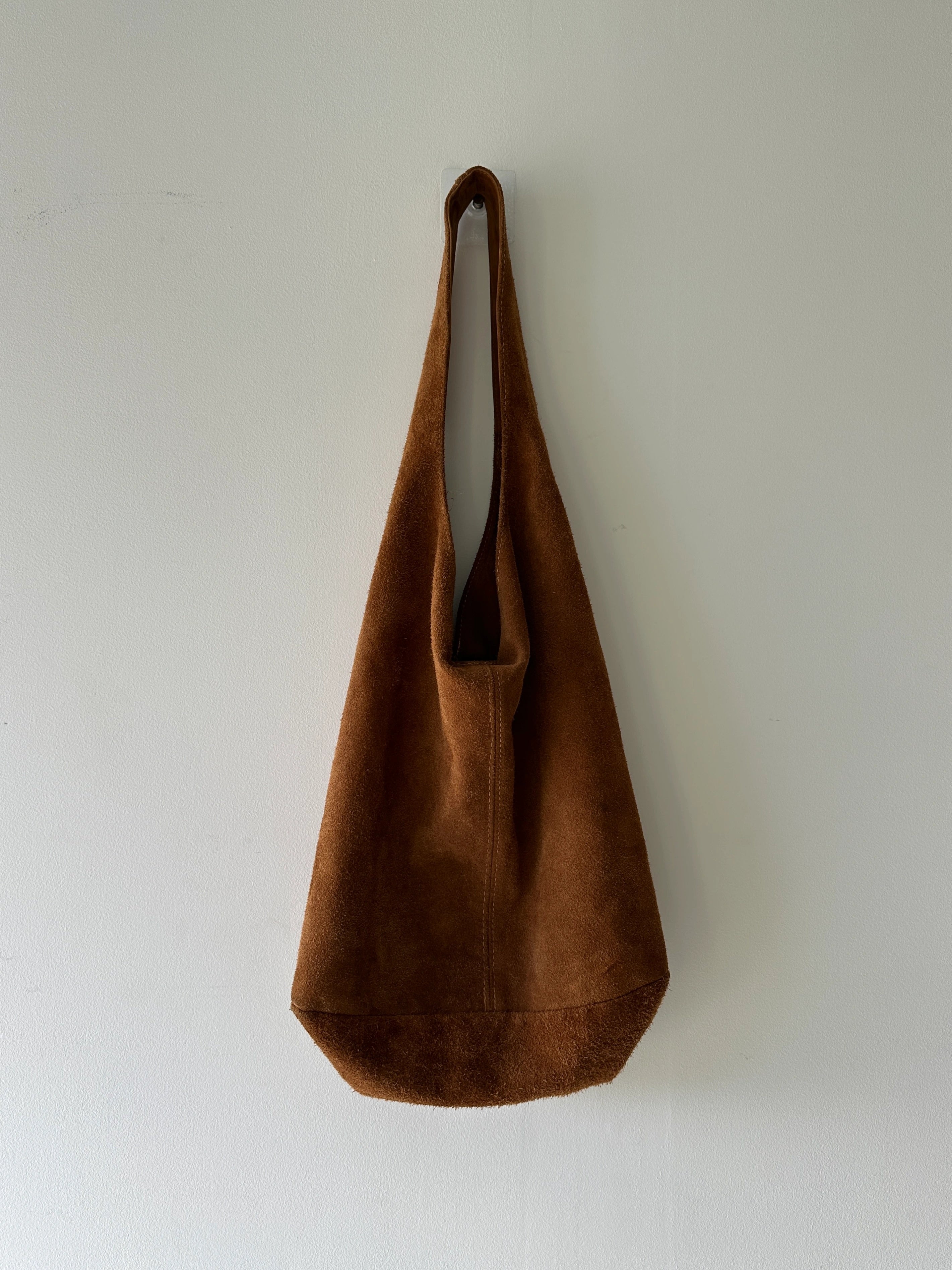 1970s SUEDE HOBO BAG