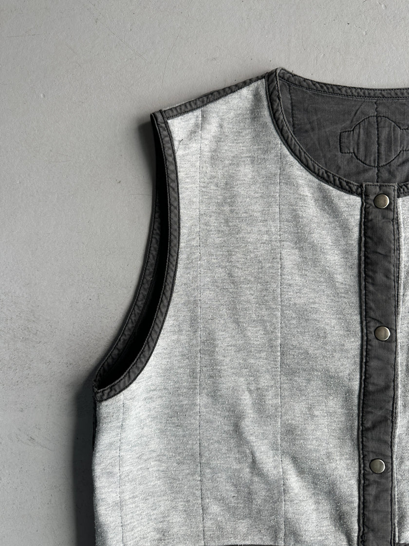 ISSEY MIYAKE - 1990s REVERSIBLE PARACHUTE VEST WITH OVERSIZED POCKETS