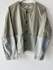ISSEY MIYAKE HAI - 1980s DENIM COLLARLESS BLAZER