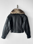 KANSAI YAMAMOTO - 1990s BOXY FIT JACKET WITH DETACHABLE FUR COLLAR