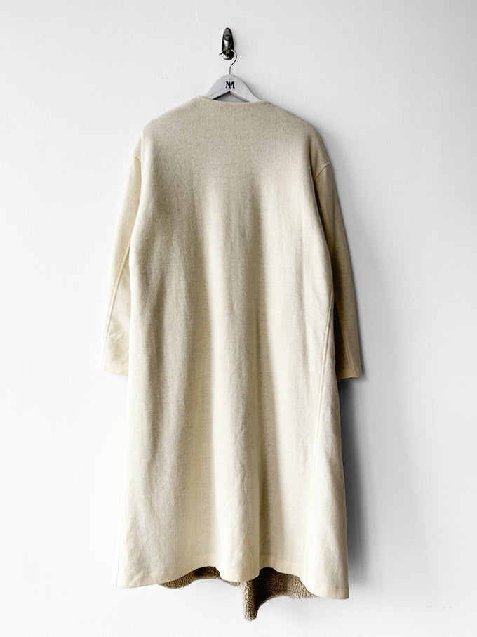 YOHJI YAMAMOTO Y'S  - F/W 2021 OPEN FRONT REVERSIBLE WOOL COAT
