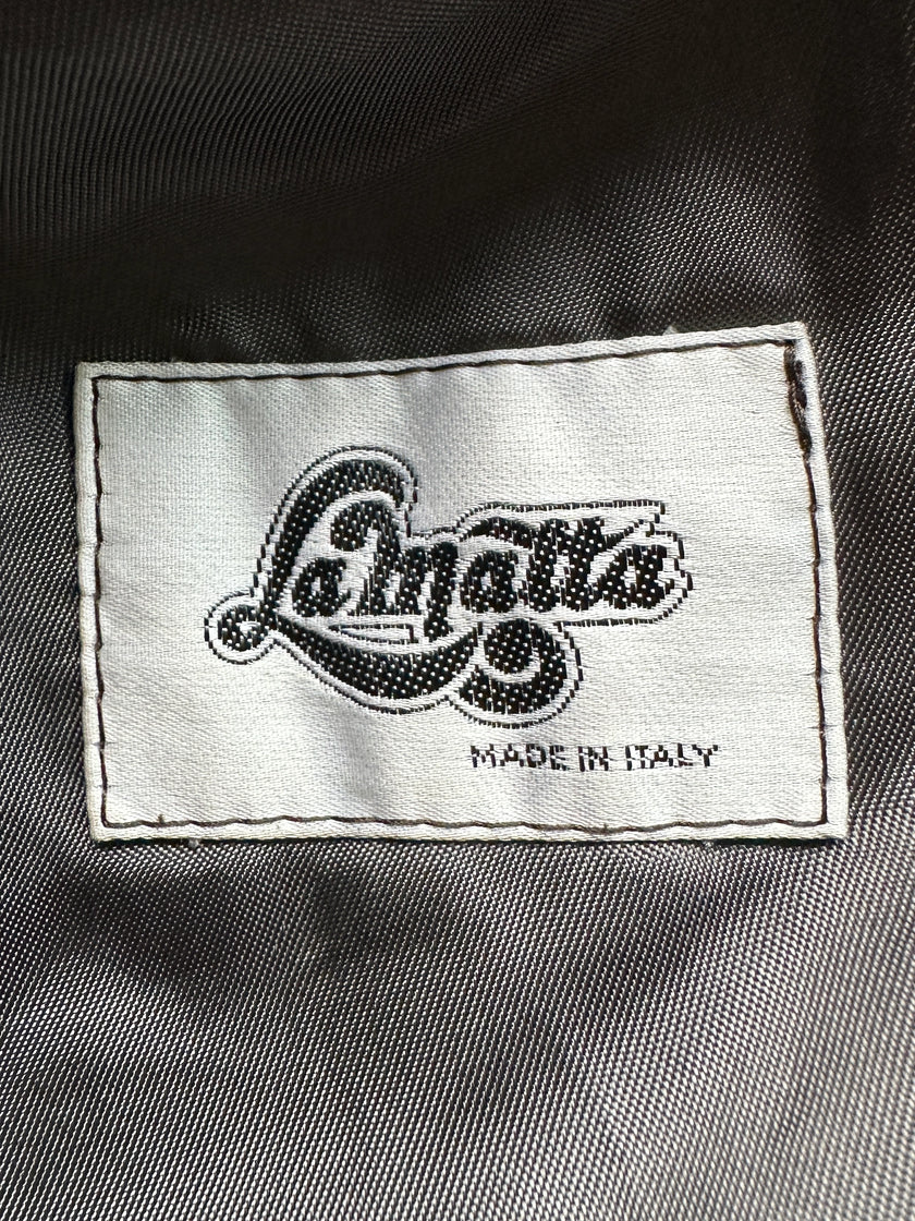 LA MATTA - 1980s PATCHWORK LEATHER AND SUEDE JACKET