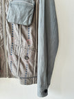 UNDERCOVERISM - early 2000s LINEN JACKET WITH CONTRASTING SLEEVE