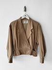 COURRÈGES - 1980s CROP FIT BLOUSON JACKET