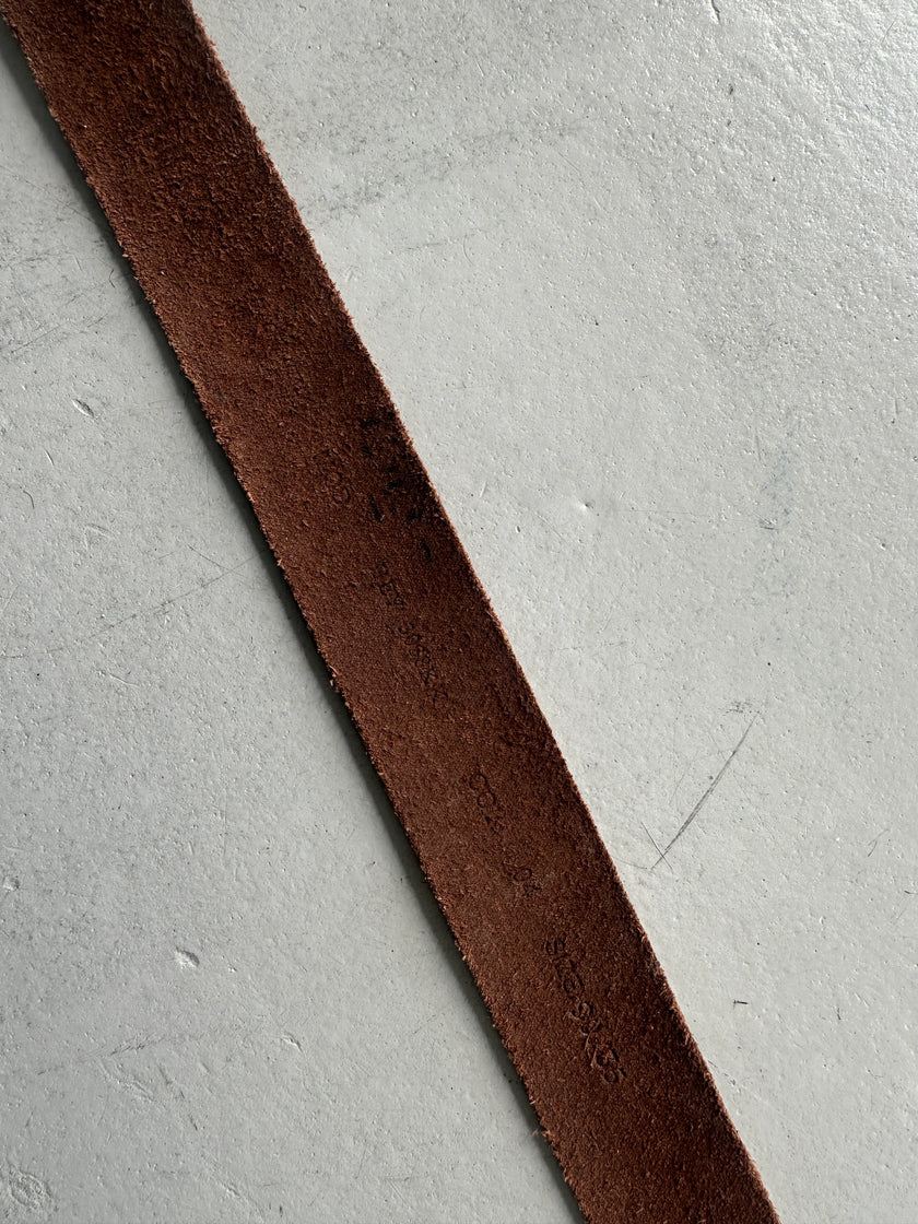 DIESEL - early 2000s LEATHER AND CANVAS BELT