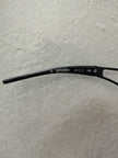 GIANFRANCO FERRÉ - 1990s WRAPAROUND SUNGLASSES WITH CUT OUT ARMS