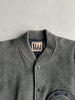 ISSEY MIYAKE HAI - 1980s BOMBER JACKET WITH CONTRASTING LEATHER SLEEVE