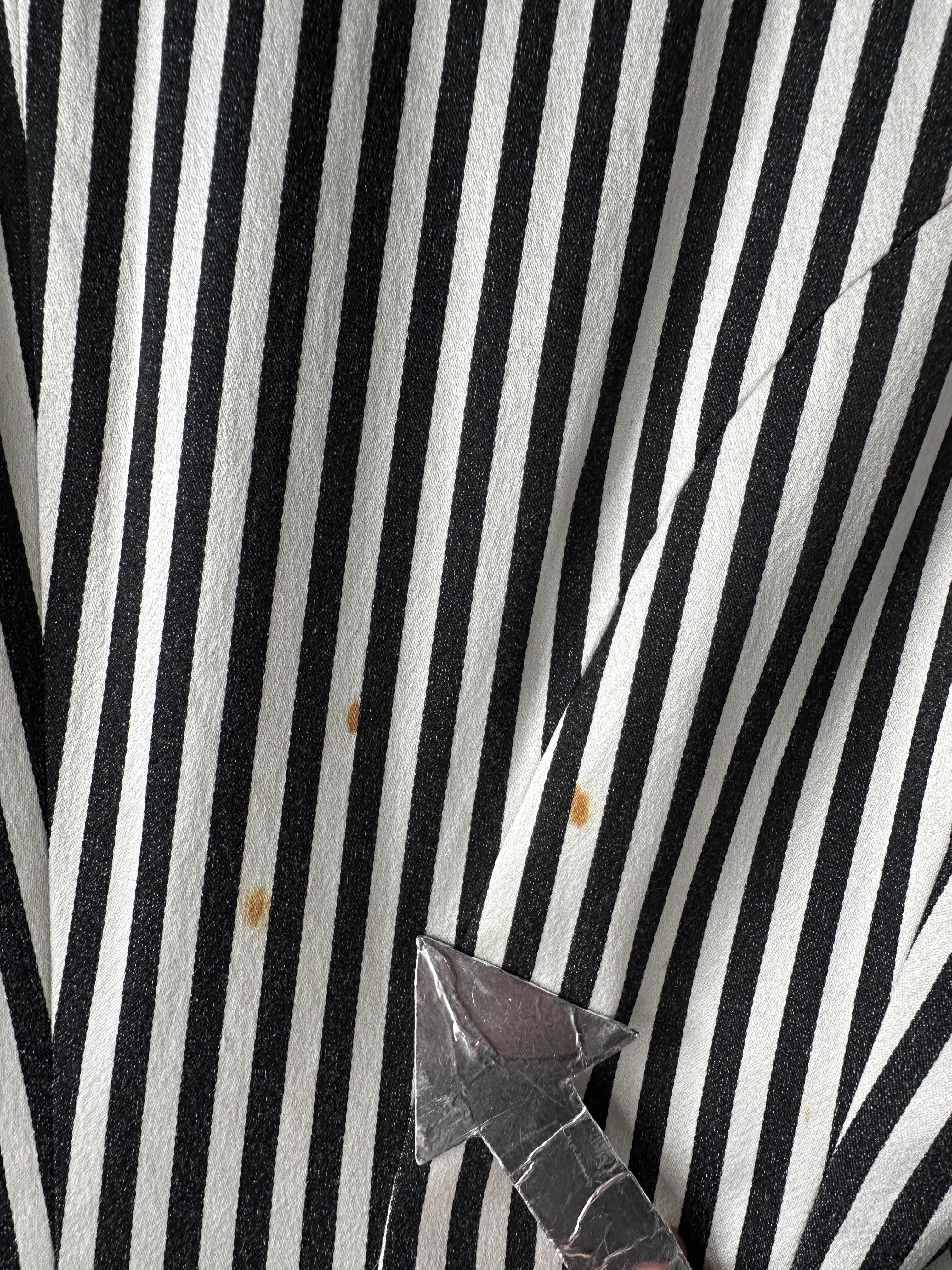 ISSEY MIYAKE - F/W 1995 TAILCOAT STRIPED BLAZER