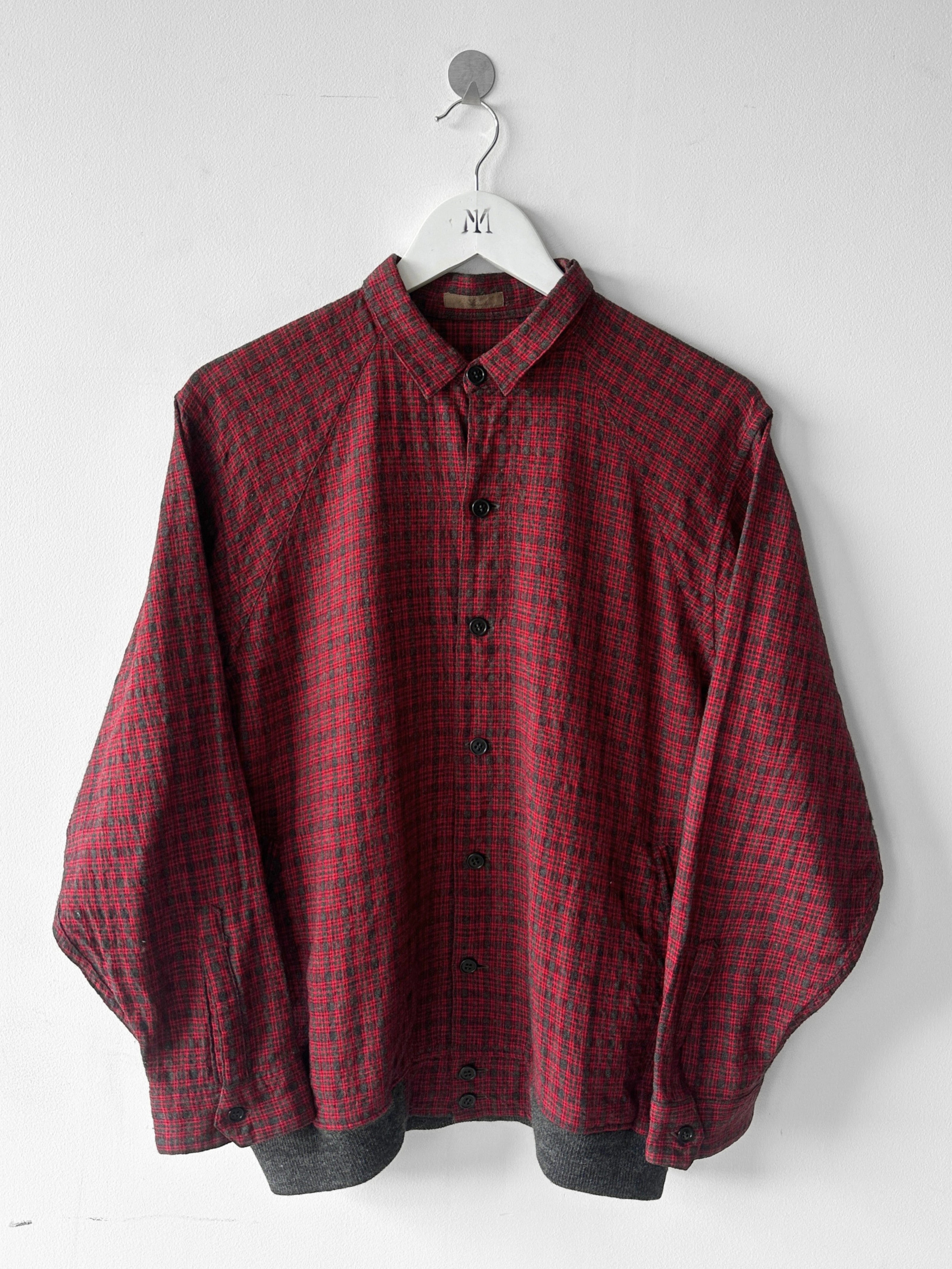 YOHJI YAMAMOTO Y'S MEN - F/W 1986 BOXY FIT CHECKED SHIRT