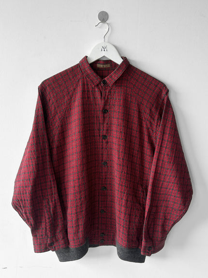 YOHJI YAMAMOTO Y'S MEN - F/W 1986 BOXY FIT CHECKED SHIRT