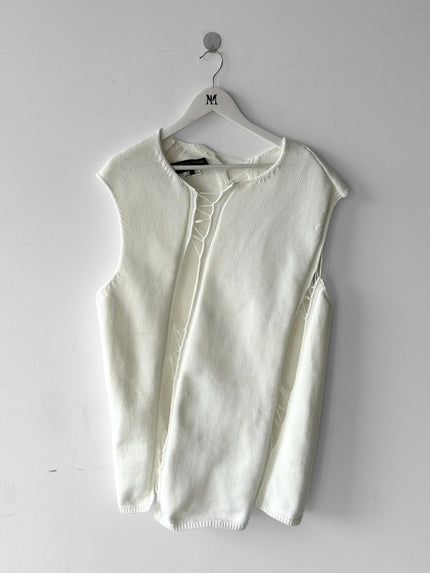 COMME DES GARÇONS - S/S 2021 DECONSTRUCTED KNIT VEST TOP