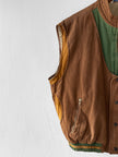 SPANISH LABEL 1980s 2 in 1 BOMBER JACKET WITH ZIP OFF SLEEVE