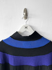 YOHJI YAMAMOTO - early 2000s STRIPED OVERSIZED KNIT JUMPER