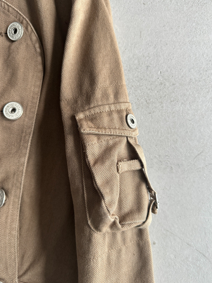 GAETANO NAVARRA - S/S 2006 CROP FIT DOUBLE BREASTED JACKET