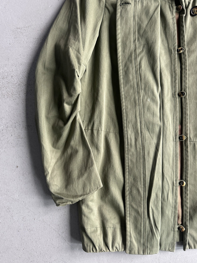 YVES SAINT LAURENT BY STEFANO PILATI - F/W 2006 COLLARLESS JACKET WITH CURVED SLEEVES