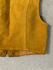 MOSCHINO - 1970s LEATHER CROPPED CARGO GILET