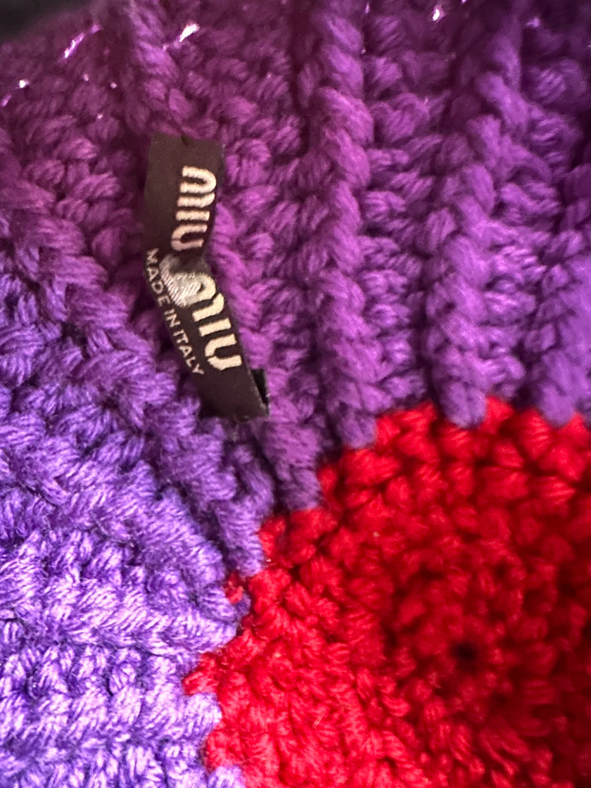 MIU MIU - F/W 2005 HAND CROCHETED BERET HAT