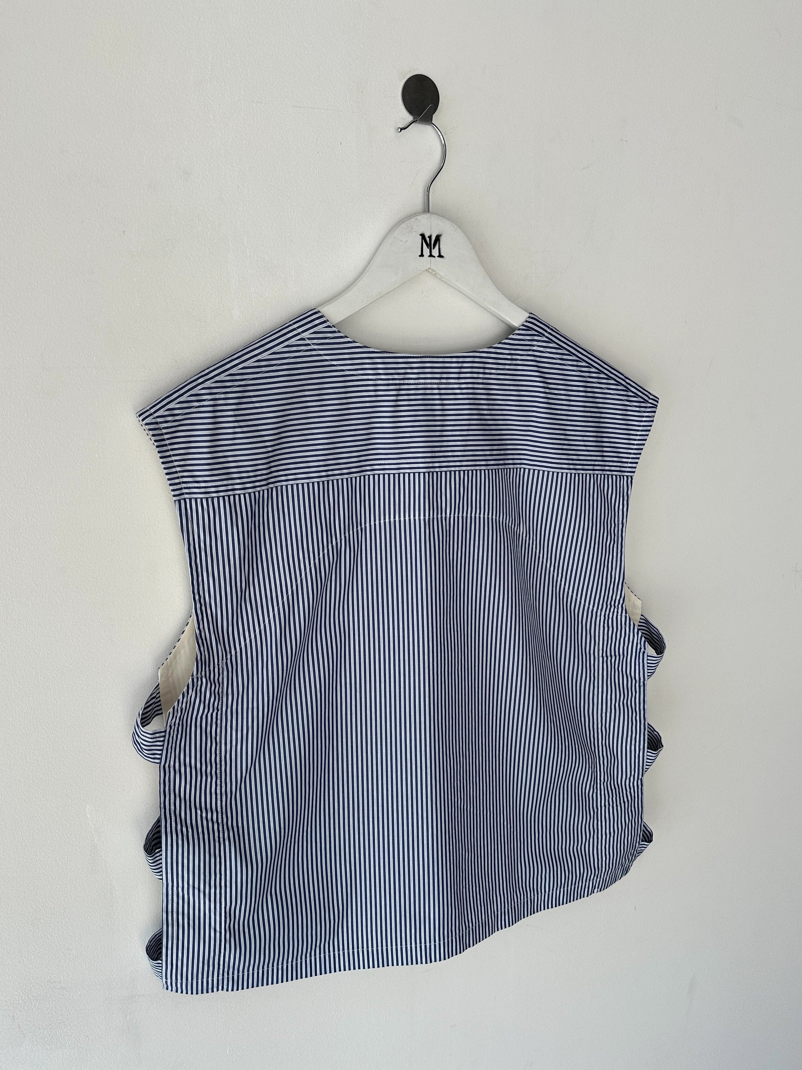COMME DES GARÇONS - S/S 2024 CROP FIT STRIPED VEST