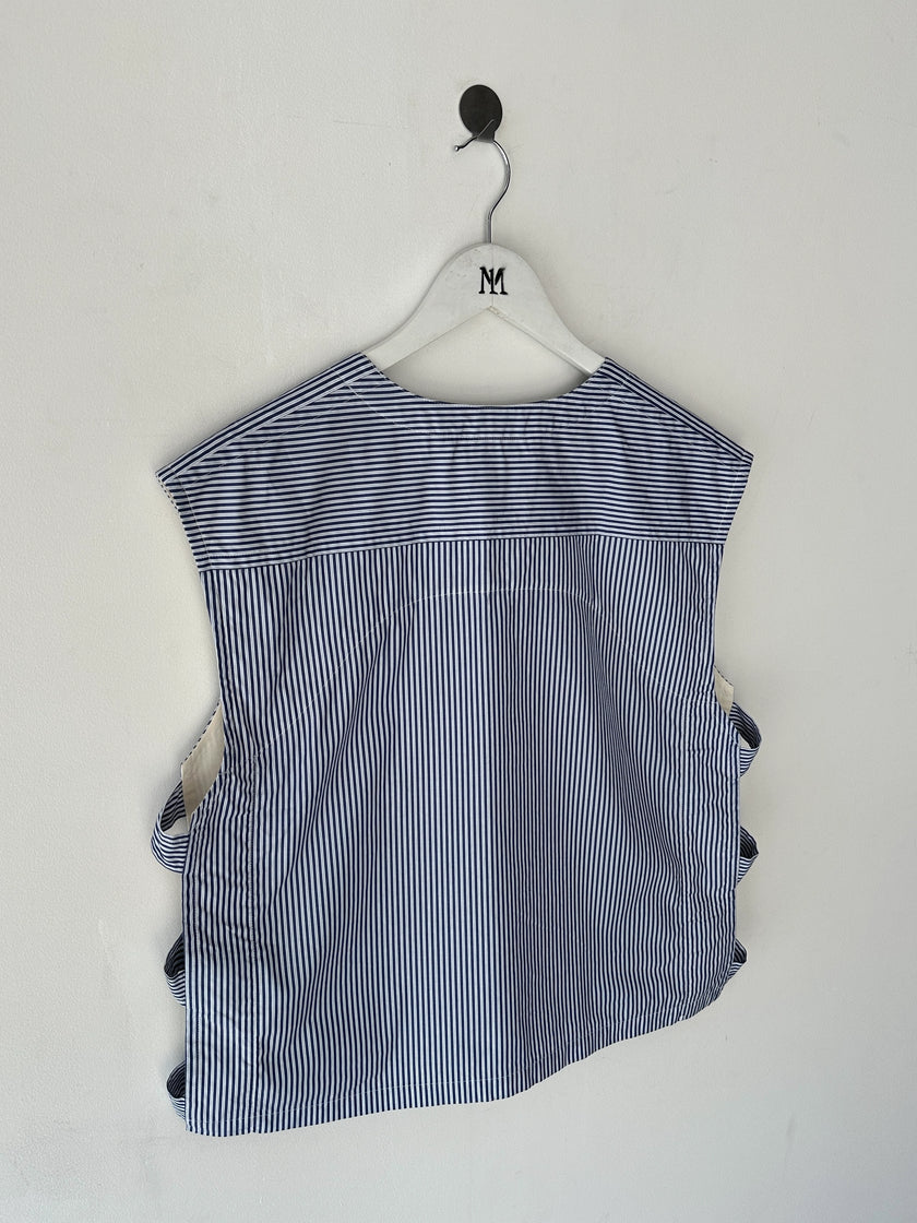 COMME DES GARÇONS - S/S 2024 CROP FIT STRIPED VEST