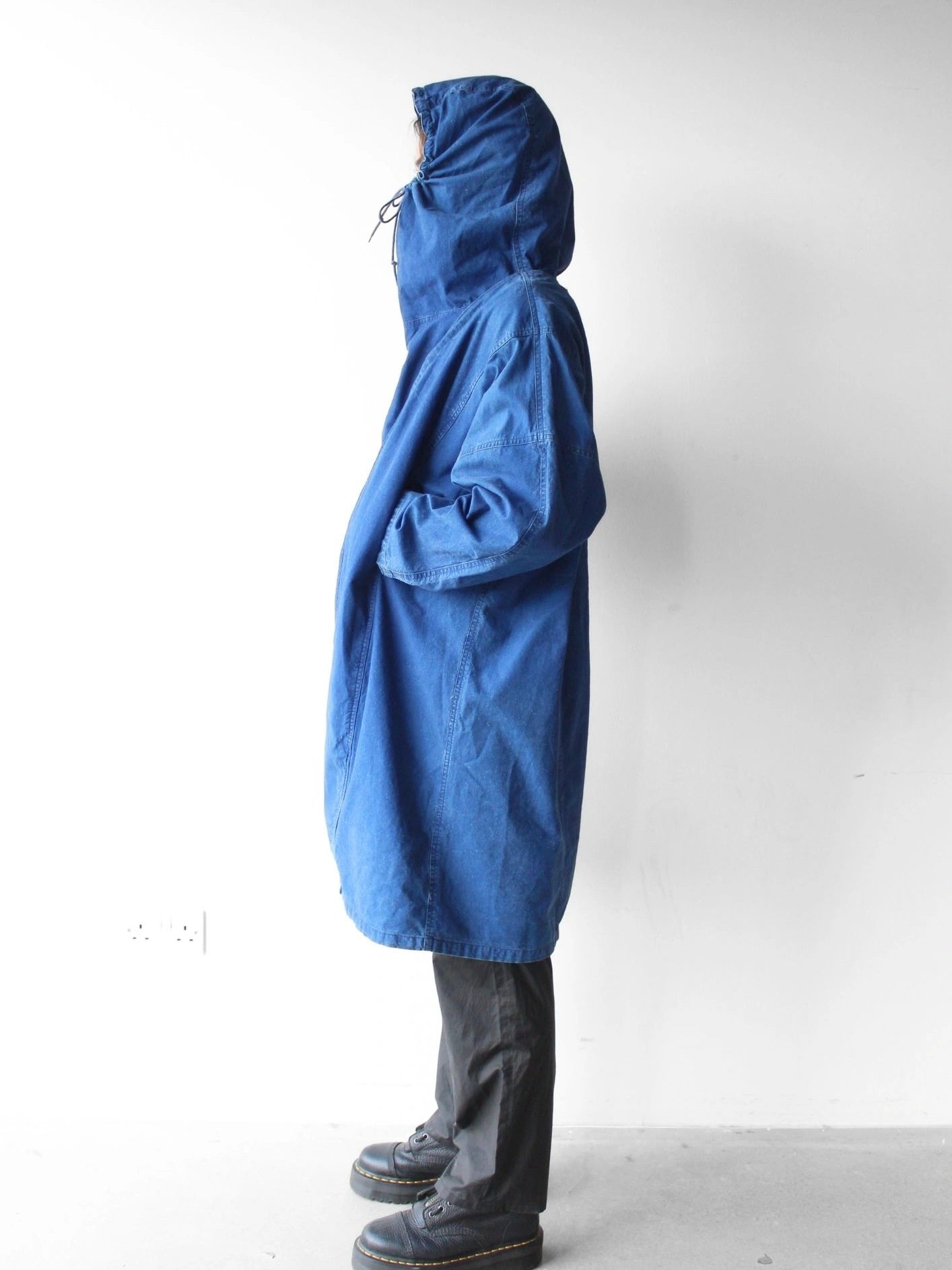 MARITHÉ + FRANÇOIS GIRBAUD 1980s FACE MASK LONG SMOCK