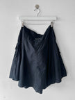 JEAN PAUL GAULTIER - 2000s PANELED SKIRT WITH FRAYED HEM DETAILS