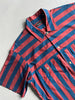 CHRISTIAN DIOR - 1990s STRIPED HALF SLEEVE SHIRT