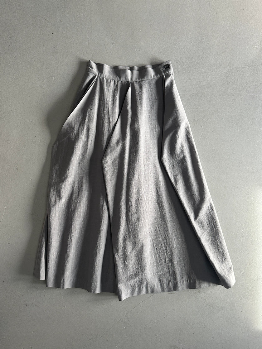 ISSEY MIYAKE - 1980s ARCHITECTURAL HIGH WAIST MAXI SKIRT