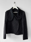 EMPORIO ARMANI - F/W 2010 FUZZY WOOL FUNNEL NECK JACKET