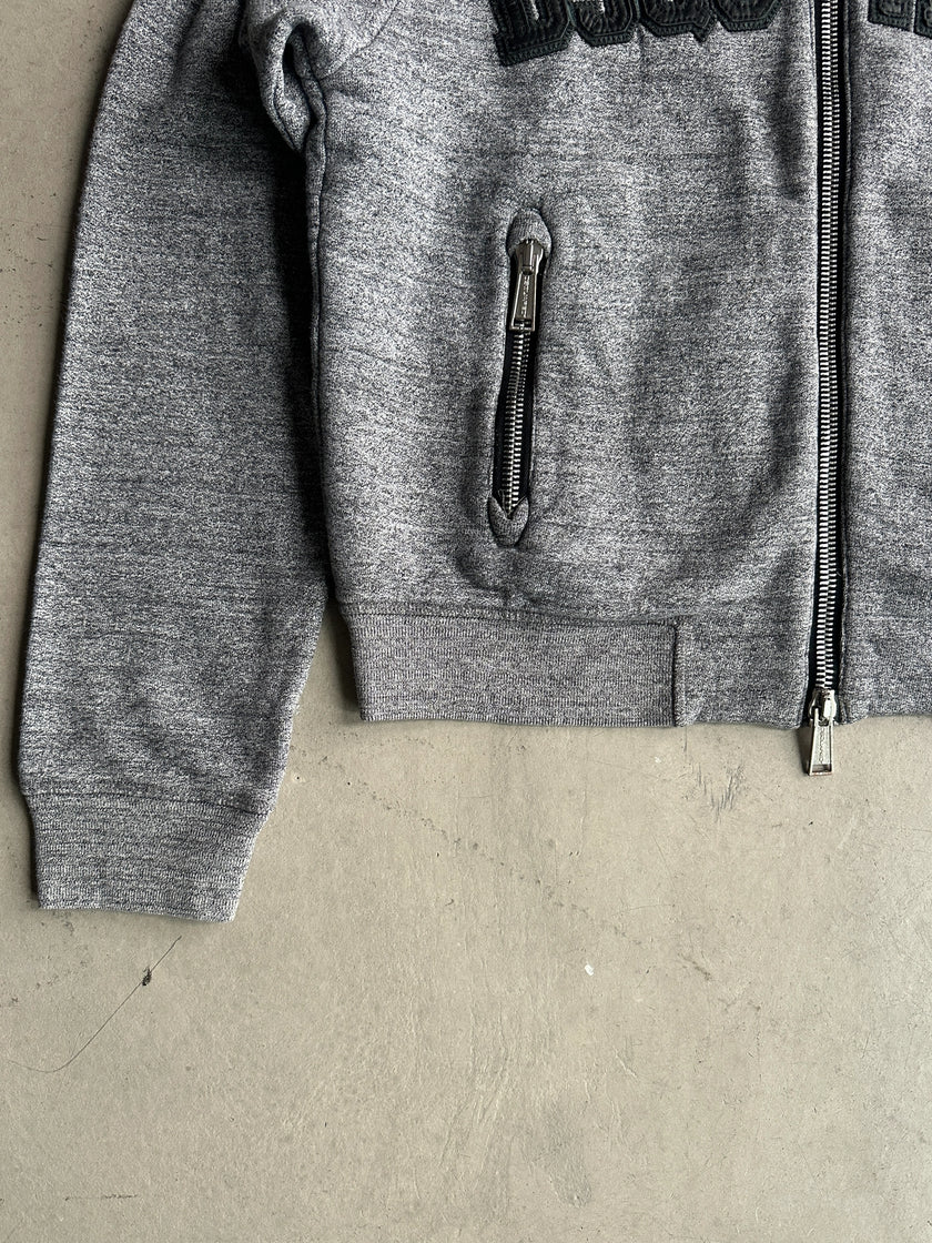 DSQUARED2 - 2011 CHUNKY KNIT COLLAR ZIPPED SWEATER