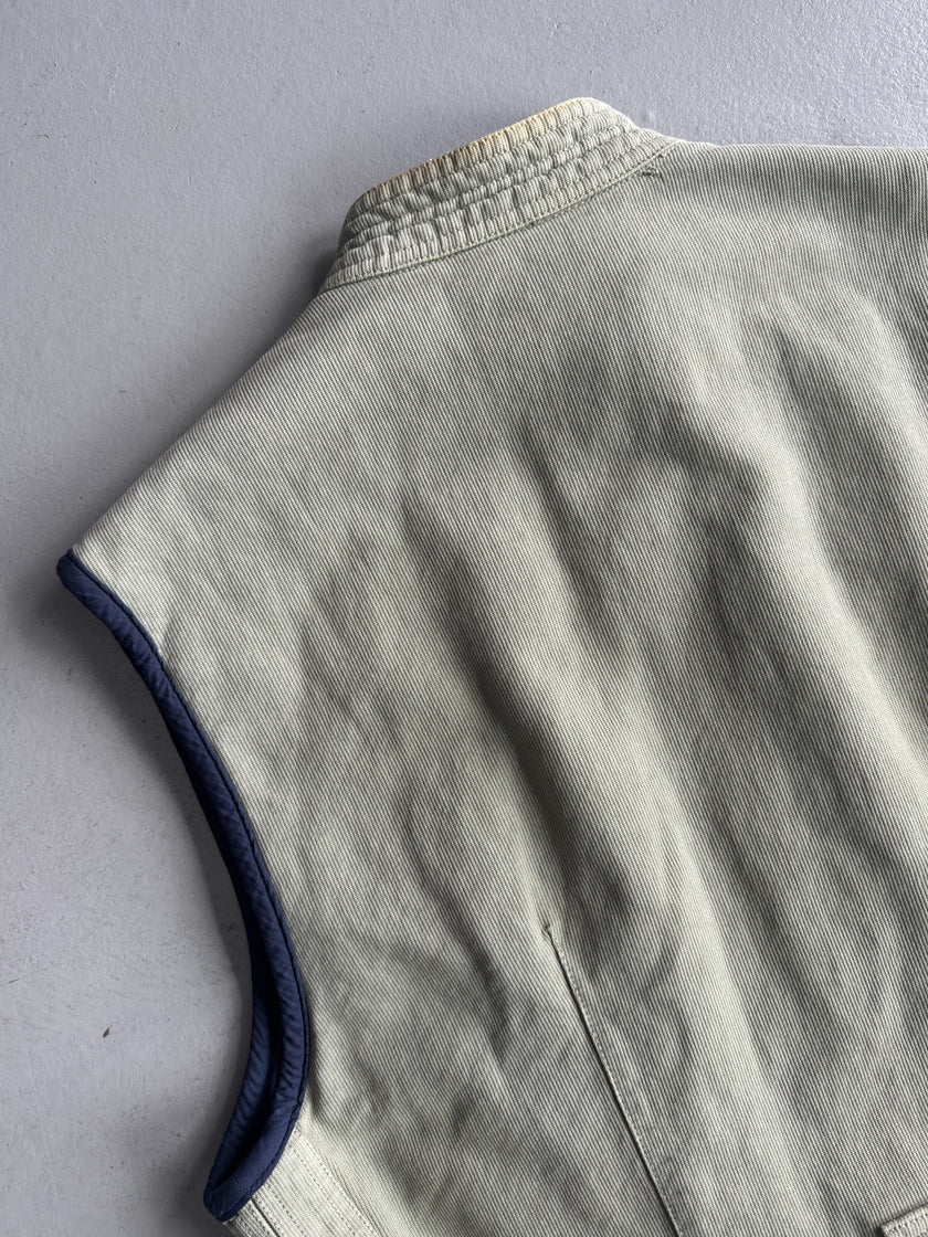 ARMANI JEANS - 1990s BELTED VEST GILET