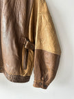 VALENTINO - early 1980s LEATHER BOMBER JACKET