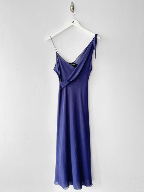 JEAN PAUL GAULTIER - late 1990s MESH LONG DRESS