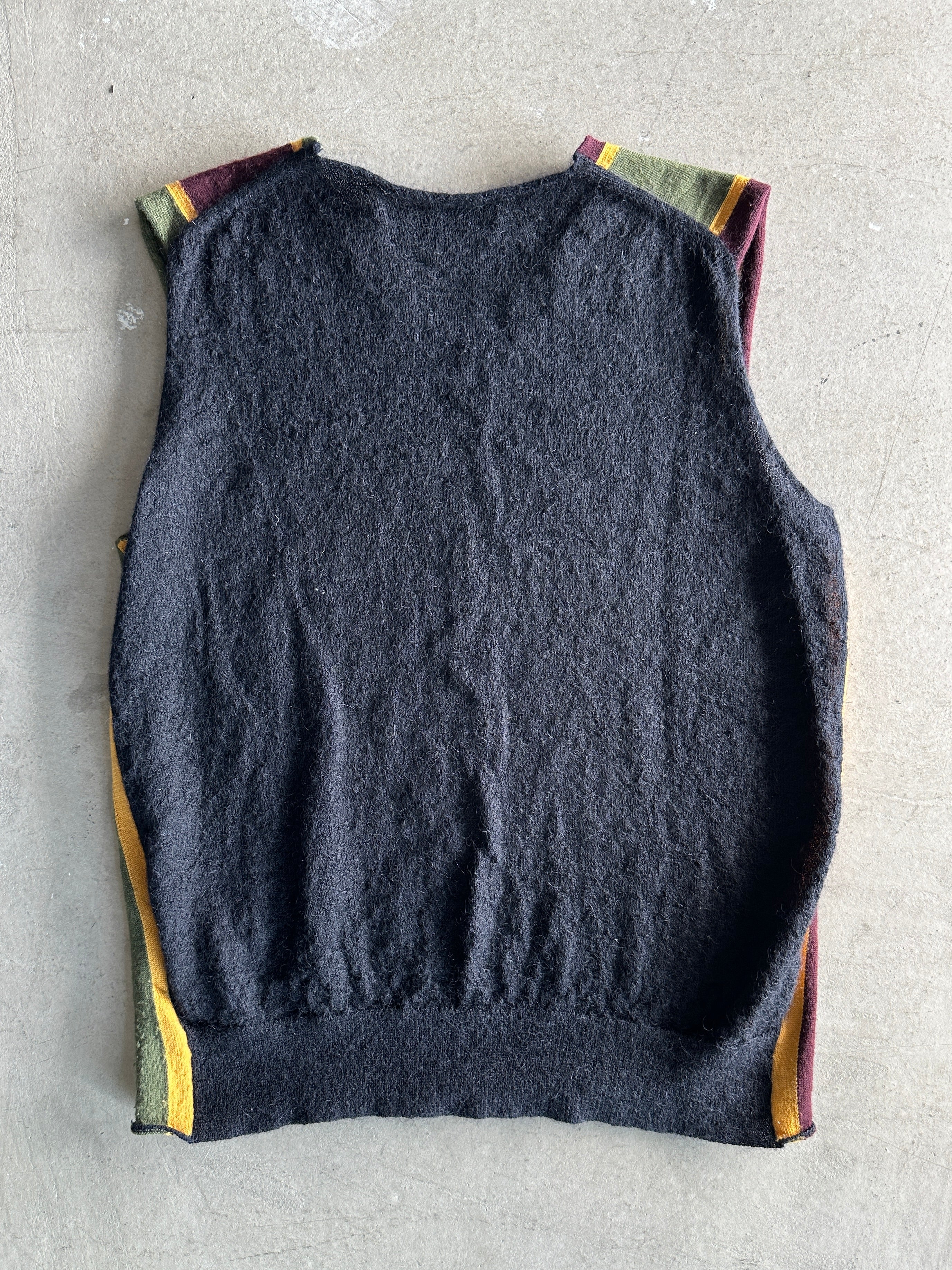 COMME DES GARÇONS HOMME PLUS - F/W 2004 PANELED KNIT VEST