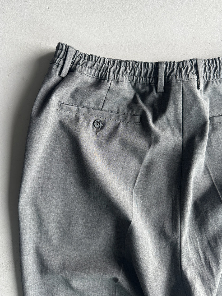 KENZO - 2000s TAILORED TROUSERS WITH ELASTICATED ANKLES