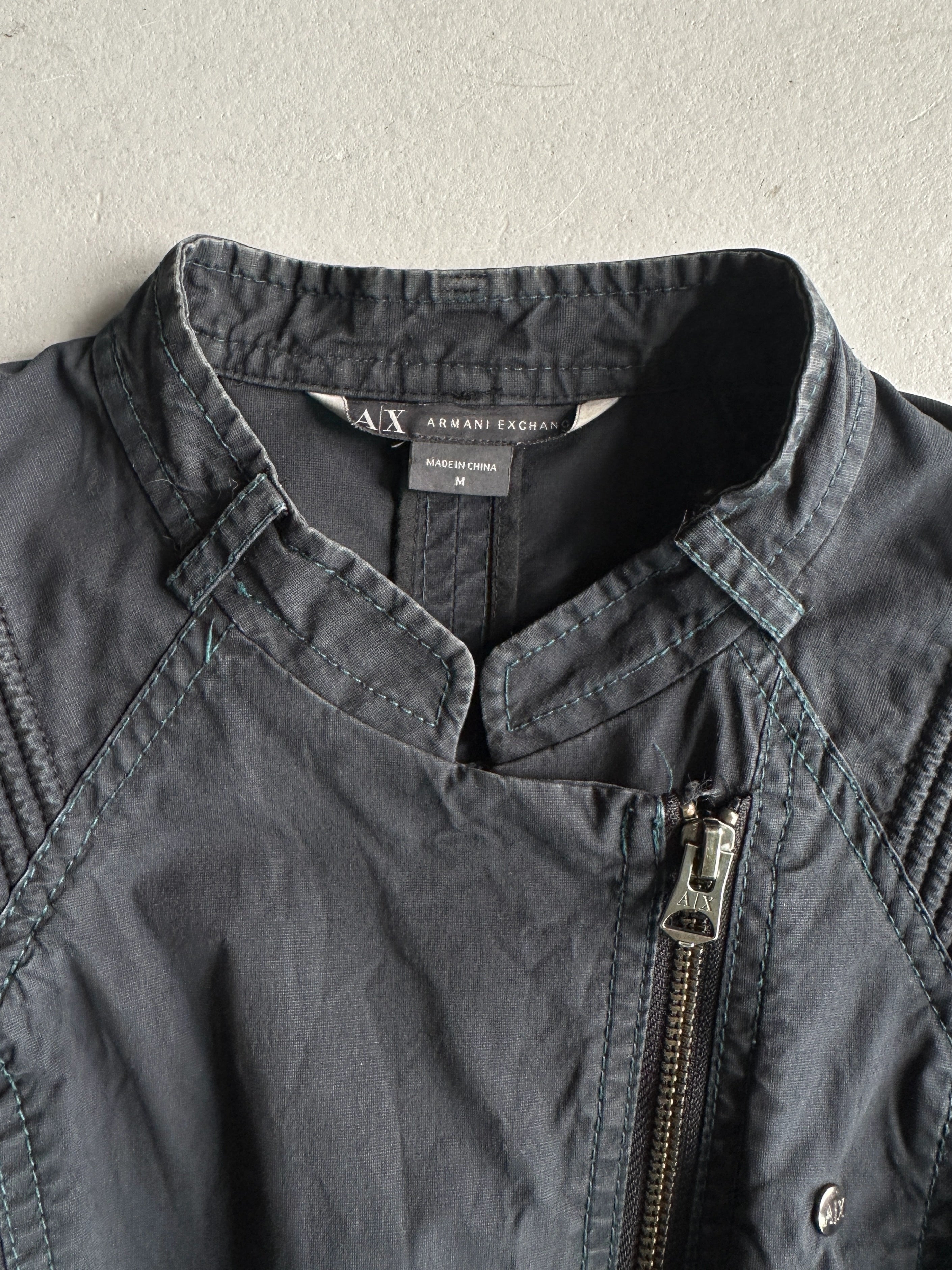 ARMANI EXCHANGE - 2000s PEPLUM HEM JACKET