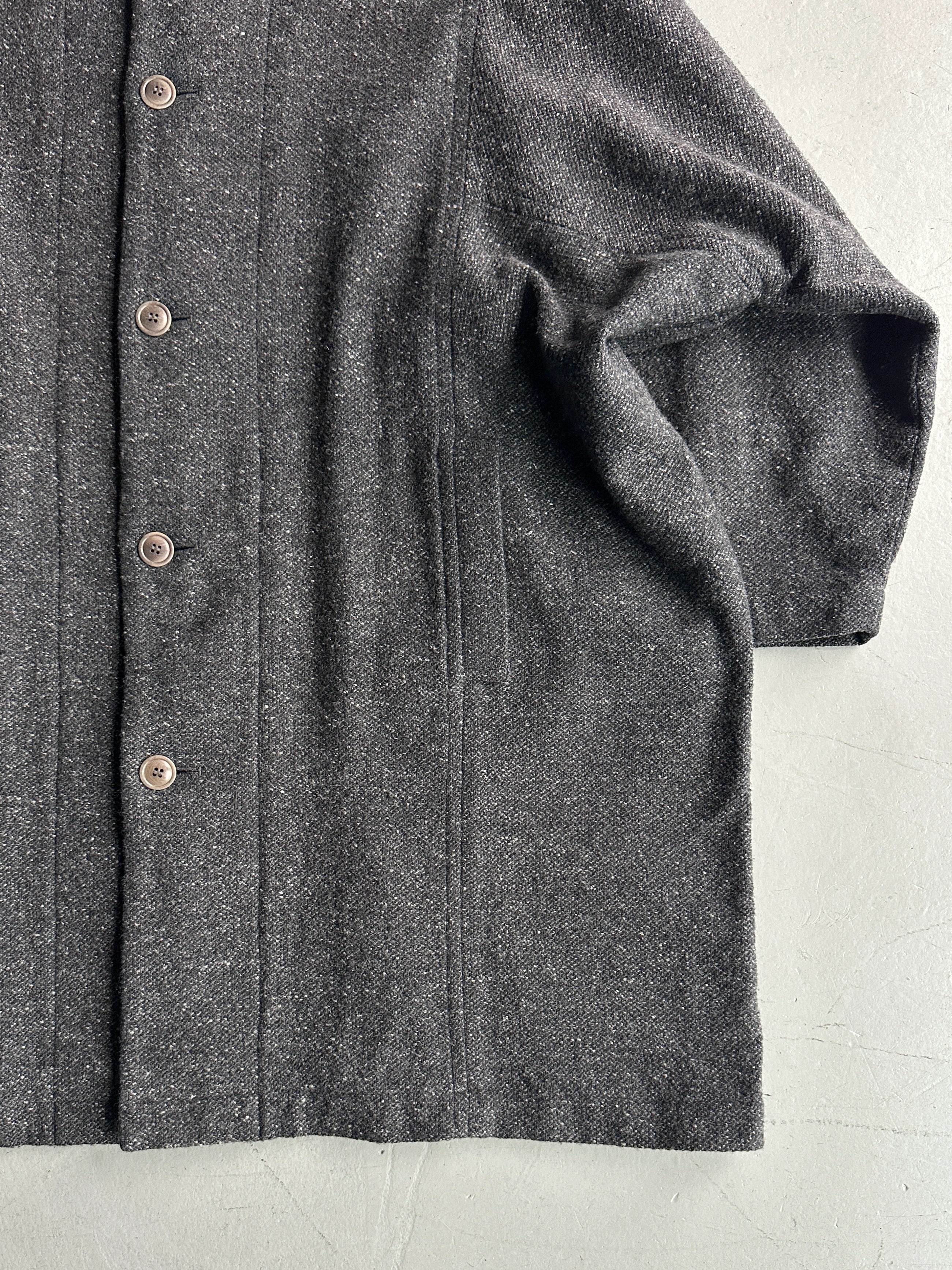 SHIRIN GUILD - 1990s OVERSIZED TWEED KIMONO COAT