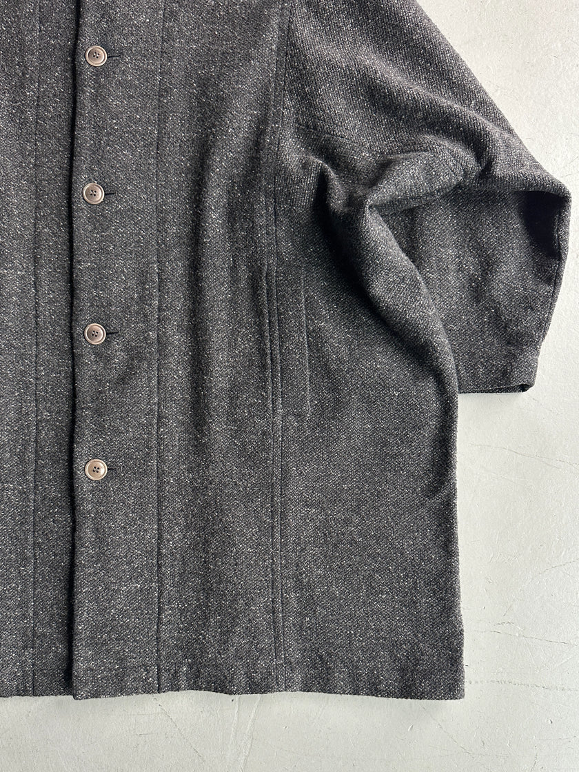 SHIRIN GUILD - 1990s OVERSIZED TWEED KIMONO COAT