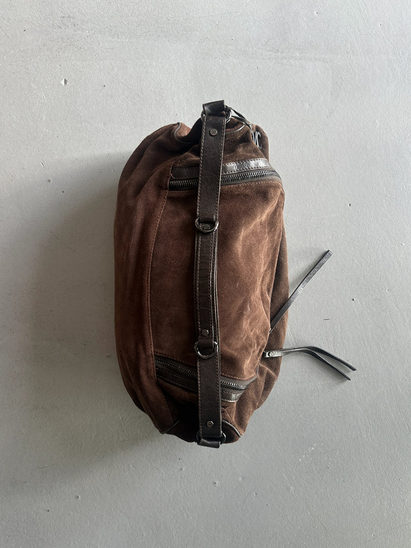 C'N'C COSTUME NATIONAL - F/W 2010 SUEDE LARGE HOBO BAG