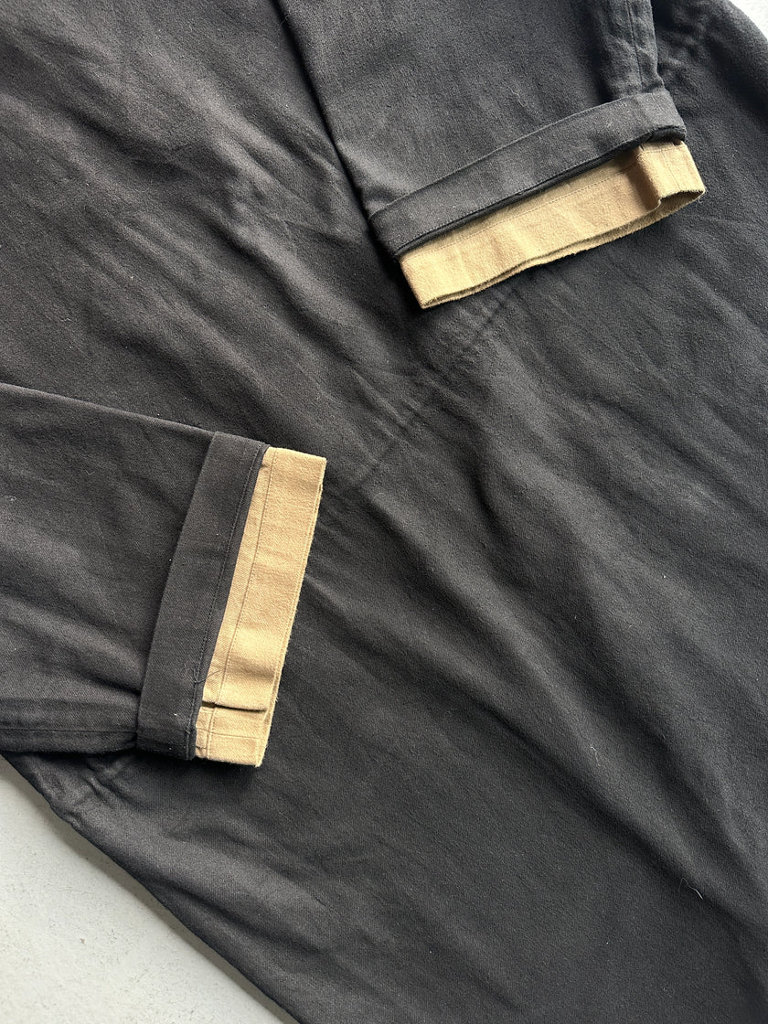 ISSEY MIYAKE - late 1970s REVERSIBLE HOODED PARKA COAT