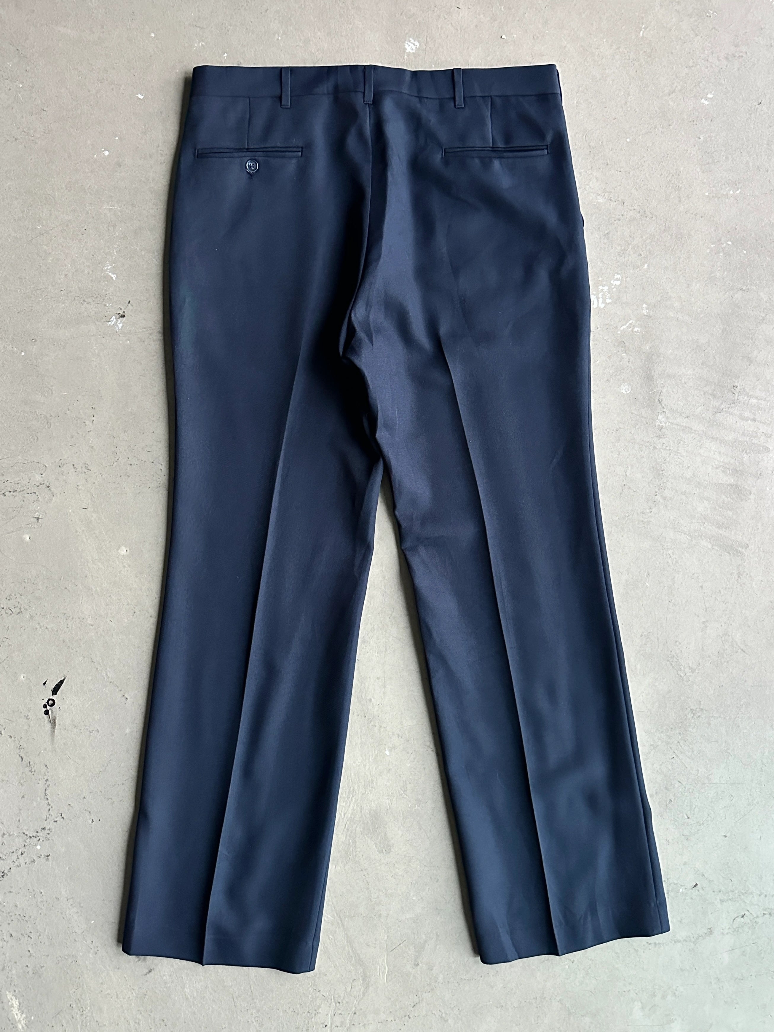 1980s RELAXED FIT TAILORED TROUSERS