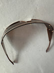 VALENTINO - early 2000s SHIELD SUNGLASSES WITH MIRRORED TEMPLES