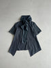 MARTIN MARGIELA - S/S 2007 NECK TIE OPEN FRONT BLOUSE