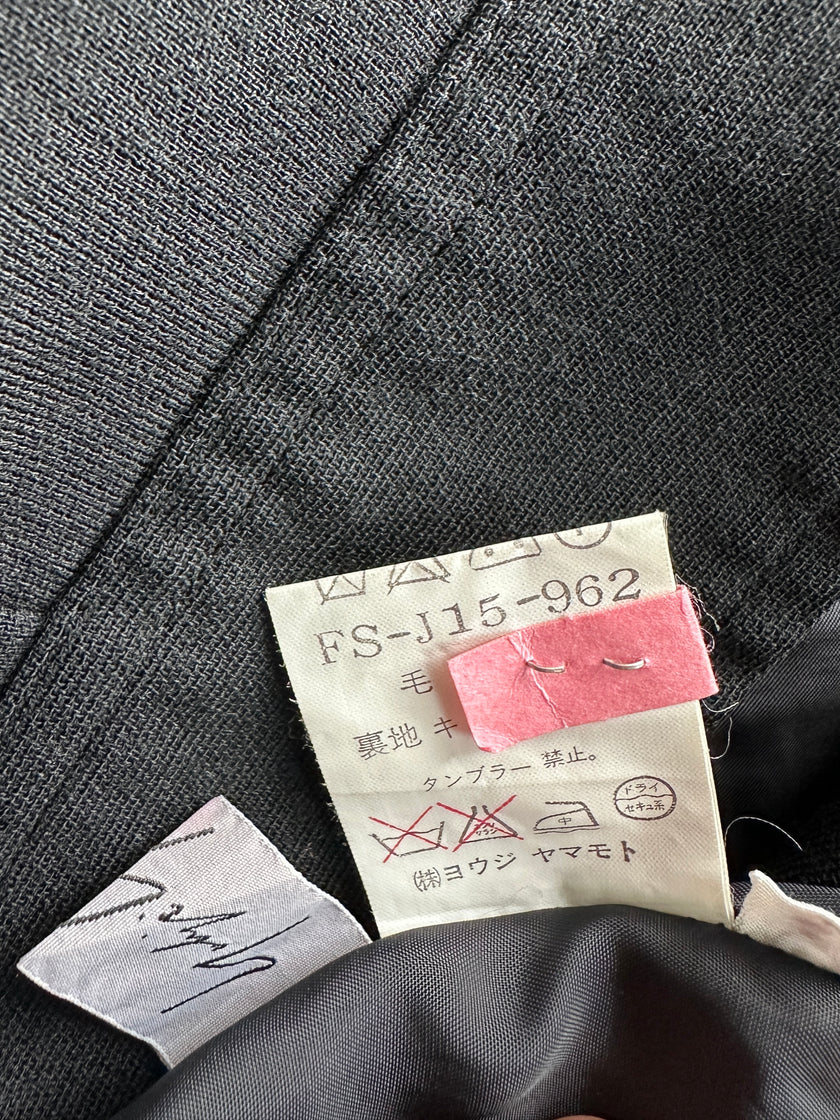 YOHJI YAMAMOTO - A/W 1992 BELTED BLAZER