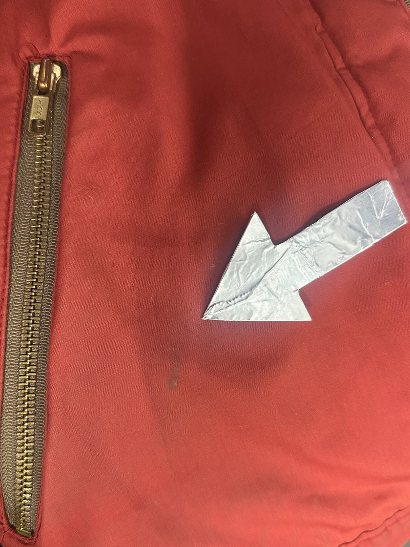 YVES SAINT LAURENT - 1980s 2 IN 1 REVERSIBLE BOMBER JACKET WITH ZIP AT COLLAR