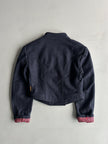 ARMANI JEANS - 1980s CROP FIT MAJORETTE WOOL JACKET