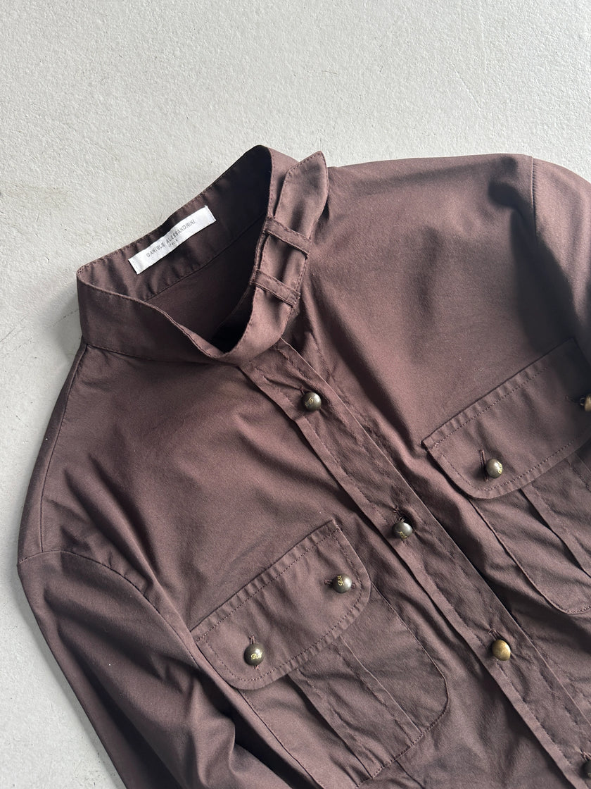 DANIELE ALESSANDRINI - 1990s MULTI POCKET LONG SLEEVE SHIRT