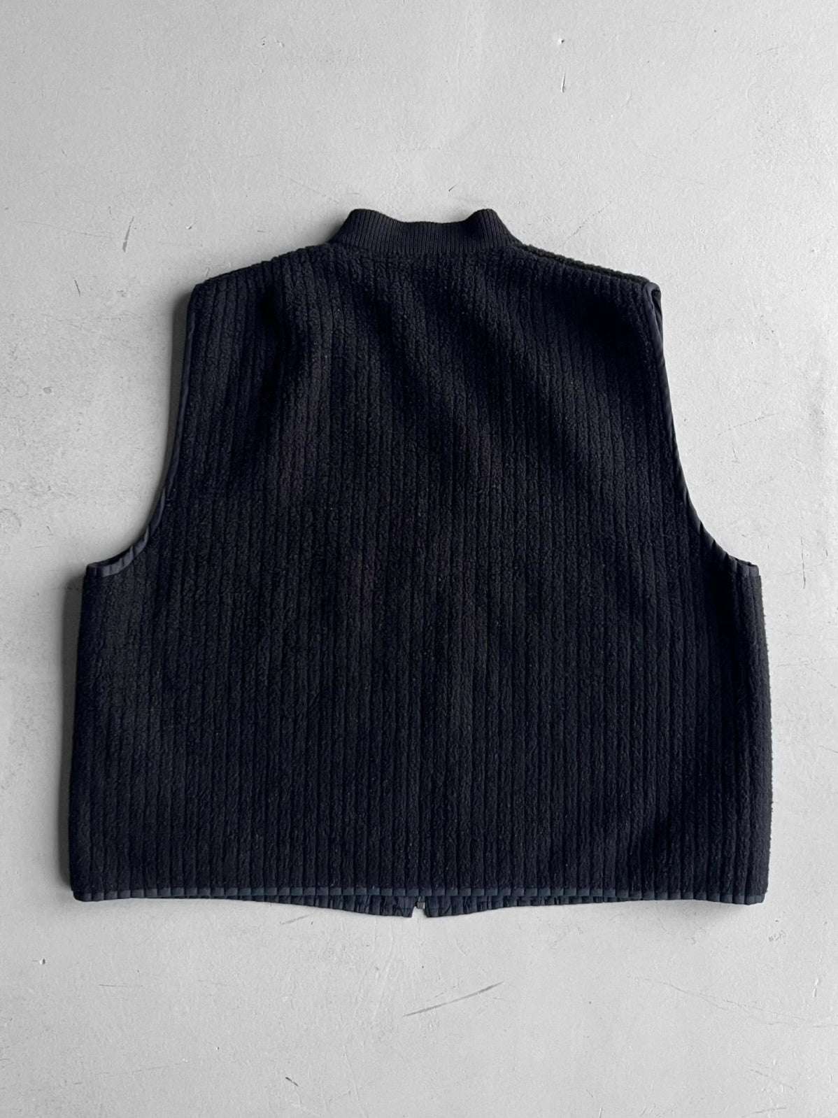 ISSEY MIYAKE MEN - 1990s ZIPPED FLEECE VEST GILET