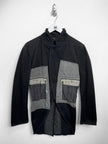 COMME DES GARÇONS - S/S 2010 DECONSTRUCTED PATCHWORK LONG BLAZER